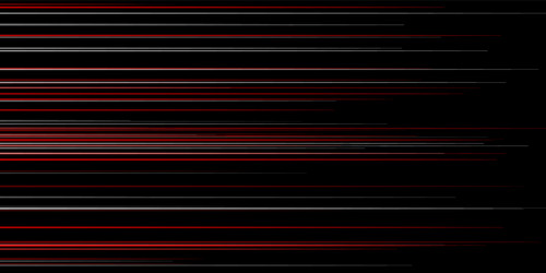 red and white neon glowing lines abstract vector image