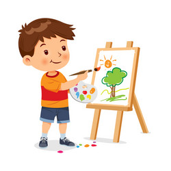 kid cartoon character 06 vector