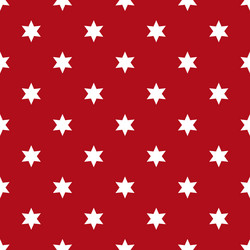 seamless pattern of stars on a red background vector image