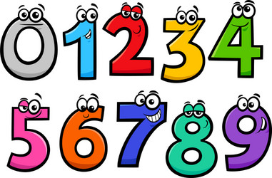 3d bubble numbers Royalty Free Vector Image - VectorStock
