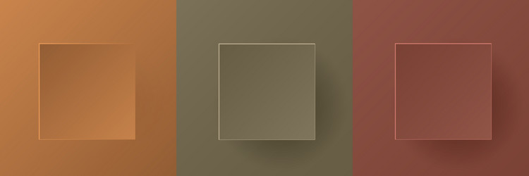 rectangle circles frames with soft light vector image