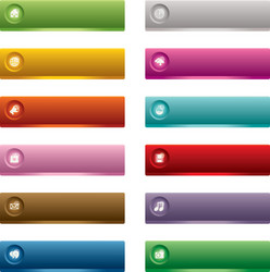 web buttons vector