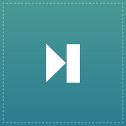 Next track web icon media player vector