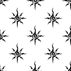 abstract seamless pattern with space planet vector image