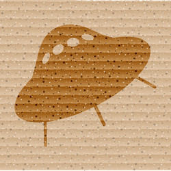 flat modern web button and space for your text vector image