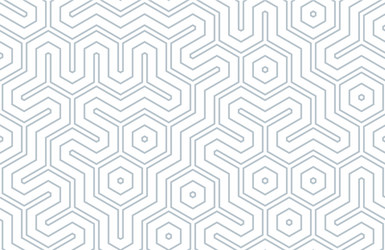 seamless geometric pattern with hexagons and lines vector image