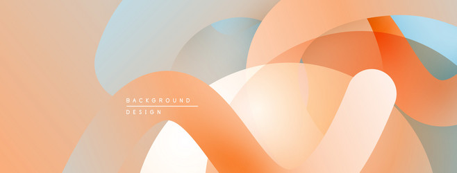 abstract design features overlapping circles soft vector image