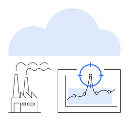 cloud-based factory data analysis for optimized vector image