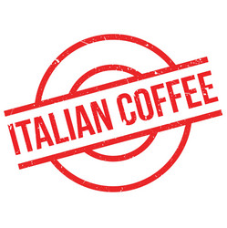 Italian coffee rubber stamp vector