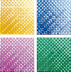Retro Halftone Patterns vector image