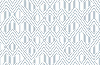 Seamless geometric pattern with hexagons and lines vector