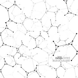 abstract background with dna molecule structure vector image