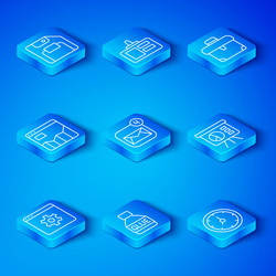 set line browser setting envelope glue board vector image
