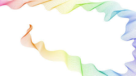abstract backdrop with wave gradient lines vector image