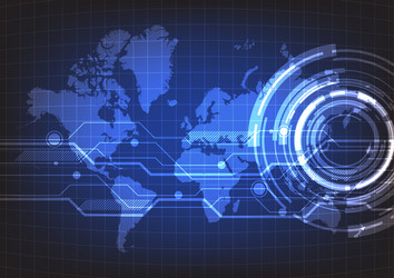 Abstract futuristic background technology sci fi Vector Image