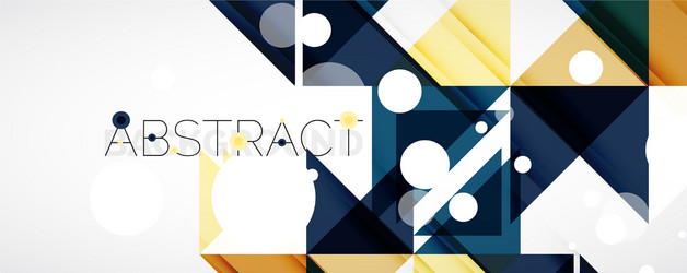 geometric abstract background techno color vector image