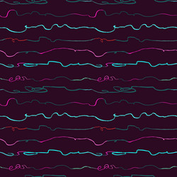 seamless pattern with hand drawn abstract vector image