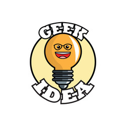 geek design identity concept vector image