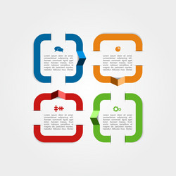 Modern Infographic Template - Data Presentation vector image