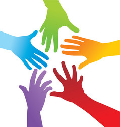 Concept of unity and teamwork Royalty Free Vector Image