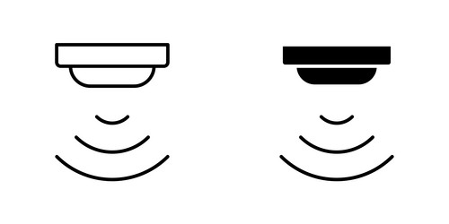 sensor icon symbol collection on white background vector image