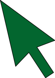 Arrow direction cursor technology icon vector