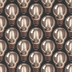 Incandescent Light Bulb Pattern vector image