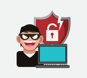 internet security related icons image vector image