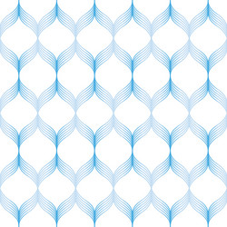seamless arch pattern background in gradient blue vector image