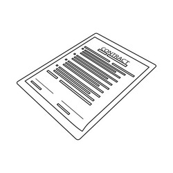 isolated object blank and contents sign set vector image