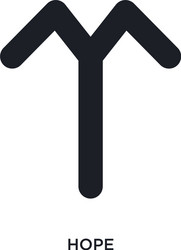 hope isolated icon simple element from zodiac vector image