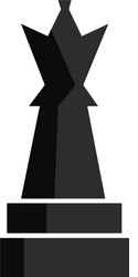 chess play figure for app game or web ui design vector image
