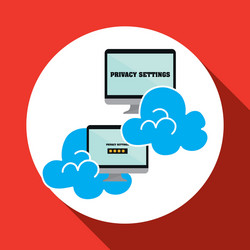 security system design technology vector image