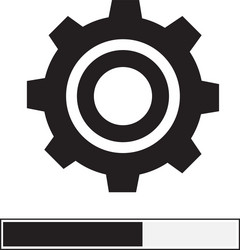 update system icon on white background flat vector image
