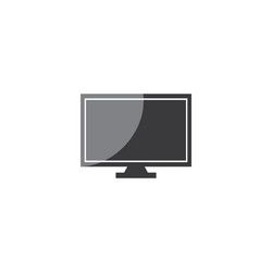 monitor computer icon vector image