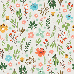 Floral Seamless Pattern Vector Image