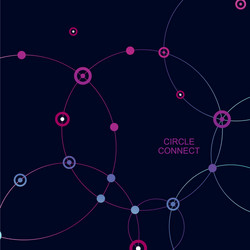 Network Connection Background vector image