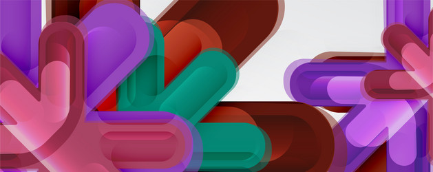 abstract glossy crosses background for business vector image
