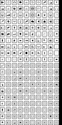 set of universal icons for web and mobile vector image