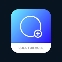 basic plus sign ui mobile app button android vector image