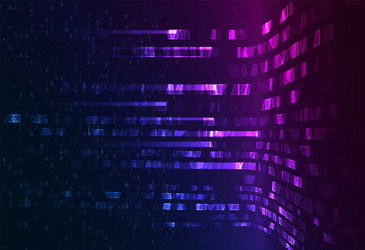 big genomic data visualization vector image