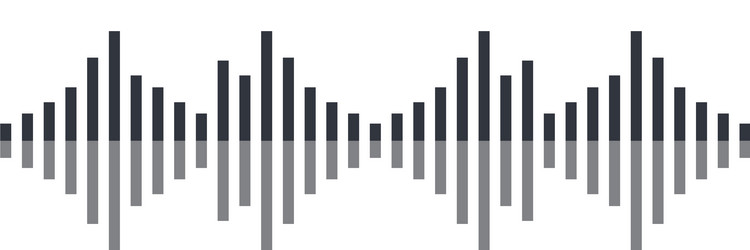 sound wave logo icon vector