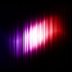 abstract colored wave on background vector image