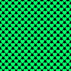 repeating heart background pattern - valentines vector image