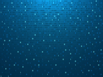 abstract technology binary code background vector image