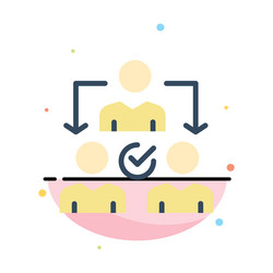 assignment delegate delegating distribution vector image