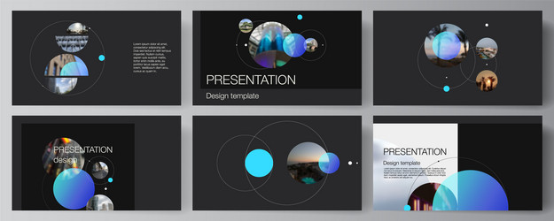 minimalistic layout presentation vector image
