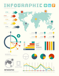 Modern Data & Analytics Template vector image