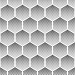 Retro Geometric Pointillism Pattern vector image
