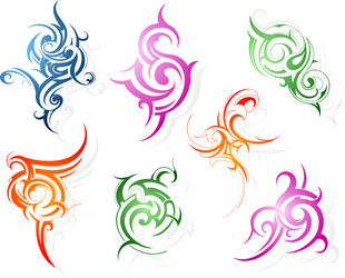 Swirl design elements Royalty Free Vector Image